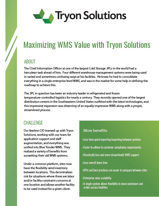 warehouse management system case study