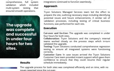 Successful WMS Upgrades: Success Story