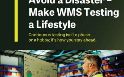 Avoid a Disaster – Make WMS Testing a Lifestyle